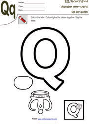 alphabet-letter-q-craft-worksheet